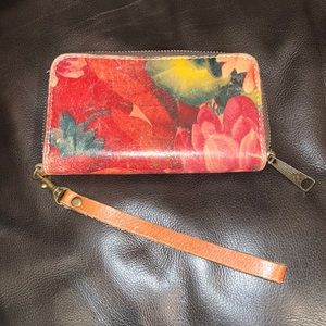 Patricia Nash- Leather Wristlet